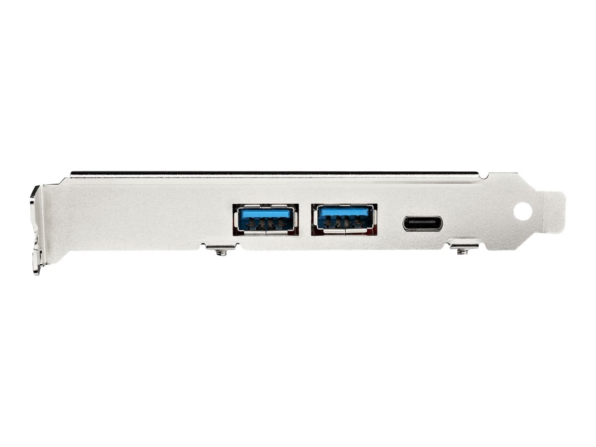 StarTech.com USB-C PCIe Karte mit 5 Ports - 10 Gbits USB 3.1 Gen 2 PCIe Karte mit 1x USB-C & 2x USB-A - 1x 2-Port IDC (interne 5 Gbits USB Ansschluss)