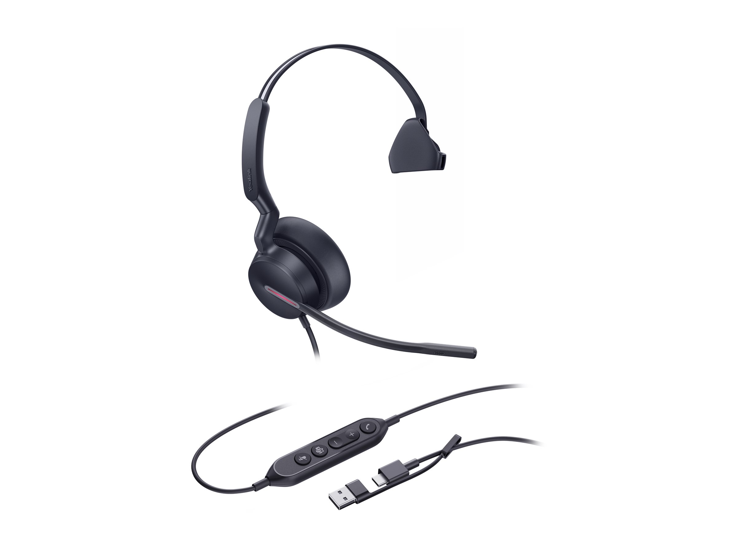 Yealink UH46 Mono - Headset - On-Ear - kabelgebunden