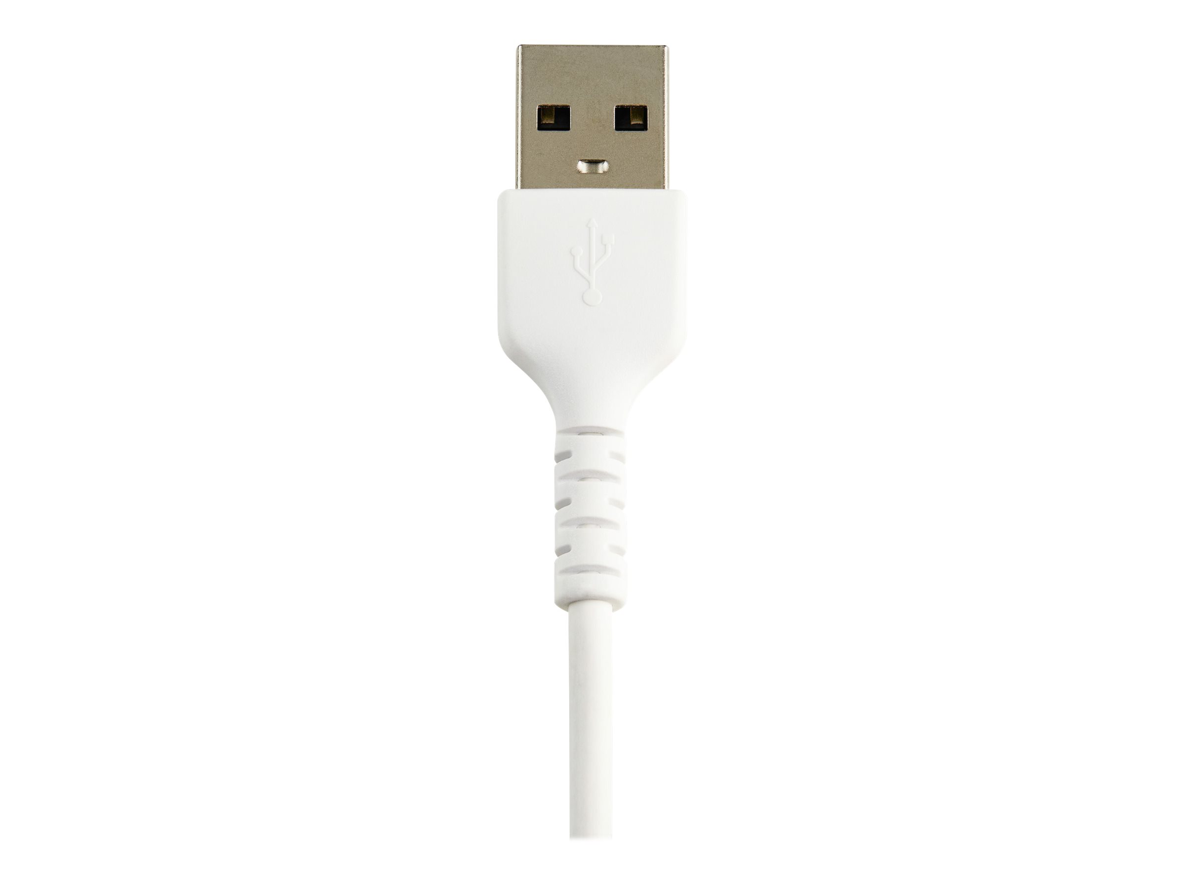 StarTech.com Startech 15cm USB-A auf Lightning-Kabel - Hochbelastbare, robuste Aramidfaser - Lade-Synchronisationskabel - Apple MFi-zertifiziert iPadiPhone 12 - Weiß (RUSBLTMM15CMW)