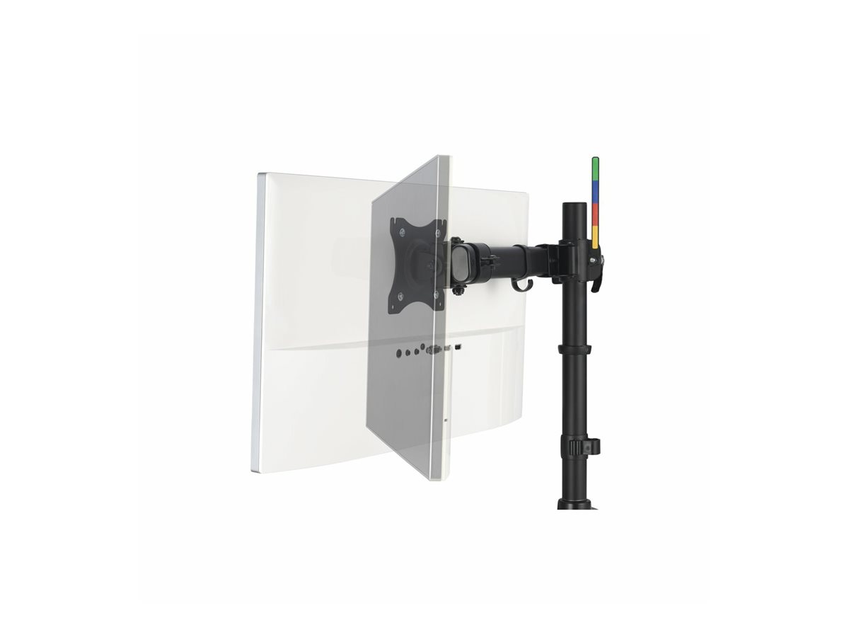 Kensington SmartFit - Aufstellung - für 2 Monitore - Stahl, Silikonpad - Bildschirmgröße bis zu 68,6 cm (bis zu 27 Zoll)