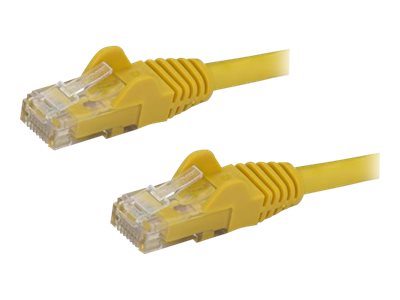 StarTech.com Startech 5m CAT6 Ethernet Cable, 10 Gigabit Snagless RJ45 650MHz 100W PoE Patch Cord, CAT 6 10GbE UTP Network Cable wStrain Relief, Yellow, Wiring is UL CertifiedTIA - Category 6 - 24AWG (N6PATC5MYL)