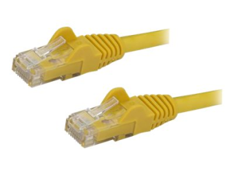 StarTech.com 5m CAT6 Ethernet Cable, 10 Gigabit Snagless RJ45 650MHz 100W PoE Patch Cord, CAT 6 10GbE UTP Network Cable wStrain Relief, Yellow, Wiring is UL CertifiedTIA - Category 6 - 24AWG (N6PATC5MYL)