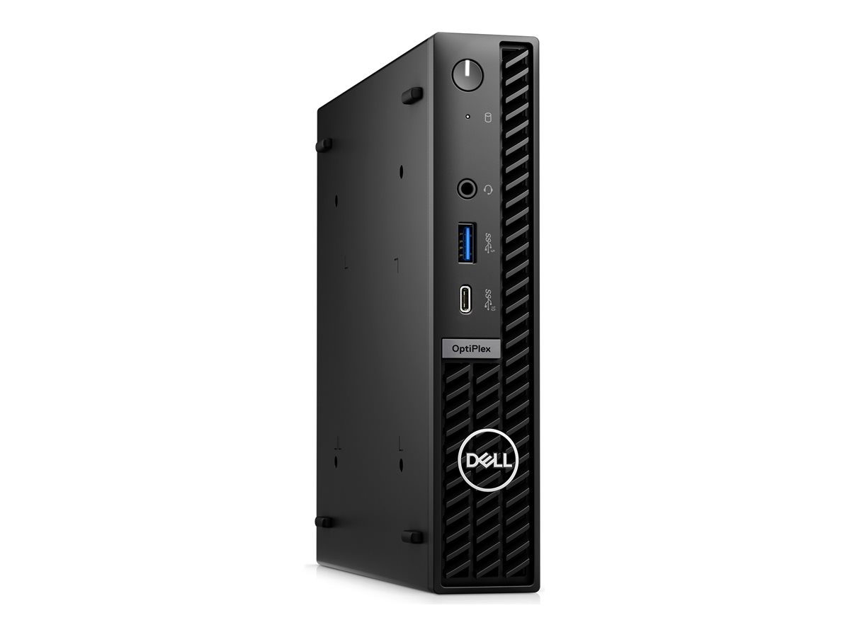 Dell OptiPlex 7020 (version 2024) - Micro - Core i3 i3-14100T  2.7 GHz - RAM 8 GB - SSD 512 GB - NVMe Class 25 - UHD Graphics 730 - 1GbE Bluetooth Wi-Fi 6E - WLAN: Bluetooth 802.11abgnacax (Wi-Fi 6E)
