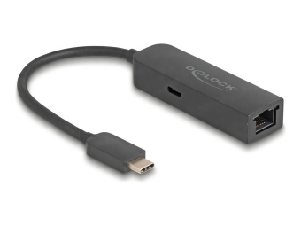 Delock Netzwerkadapter - USB-C 3.0 - 10M100M1G2,5 Gigabit Ethernet