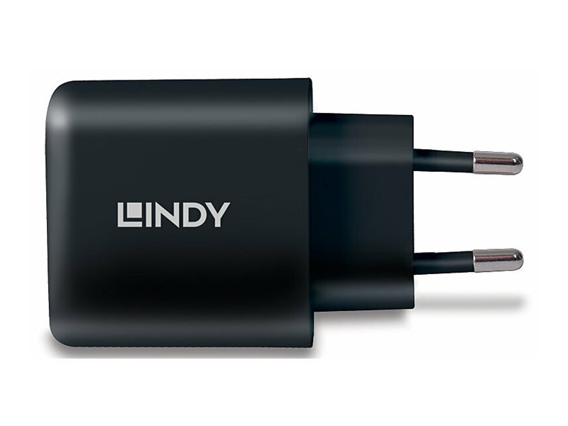 Lindy Netzteil - GaN - 65 Watt - 3 A - PD 3.0, PDPPS (24 pin USB-C)