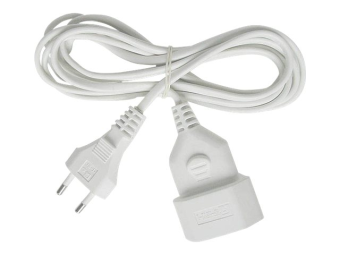 Brennenstuhl H03VVH2-F 2x0.75 - Spannungsversorgungs-Verlängerungskabel - IEC 60906-1 (W)