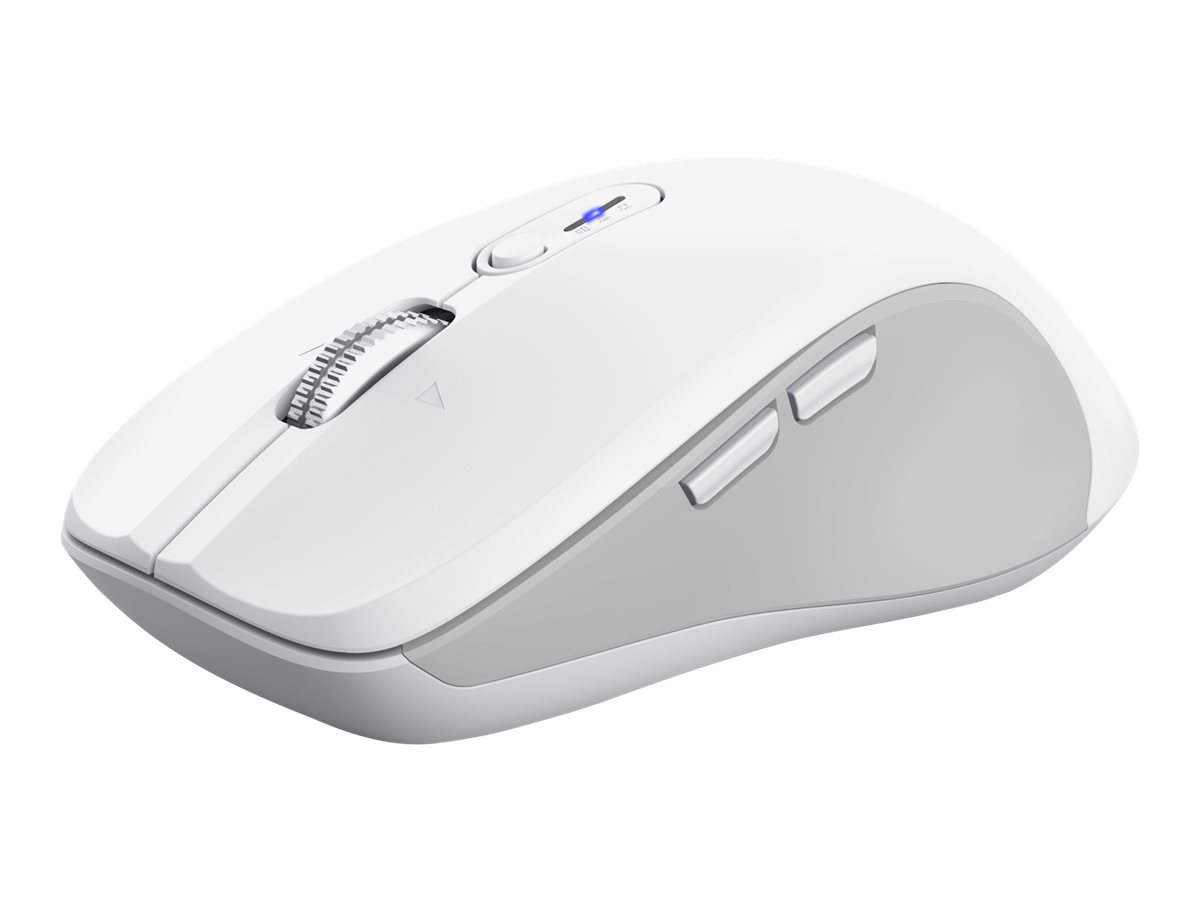 Trust Ferro - Maus - Hyperscroll, Multi-Gerät - Für Rechtshänder - optisch - 9 Tasten - kabellos - 2.4 GHz, Bluetooth - kabelloser Empfänger (USB)