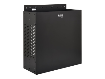 Eaton Tripp Lite Series SmartRack 4U Low-Profile Vertical-Mount Vented Wall-Mount Mini Rack Enclosure Black - Schrank für Rack-Gehäuse - mini - geeignet für Wandmontage - Schwarz - 4U - 48.3 cm (19)