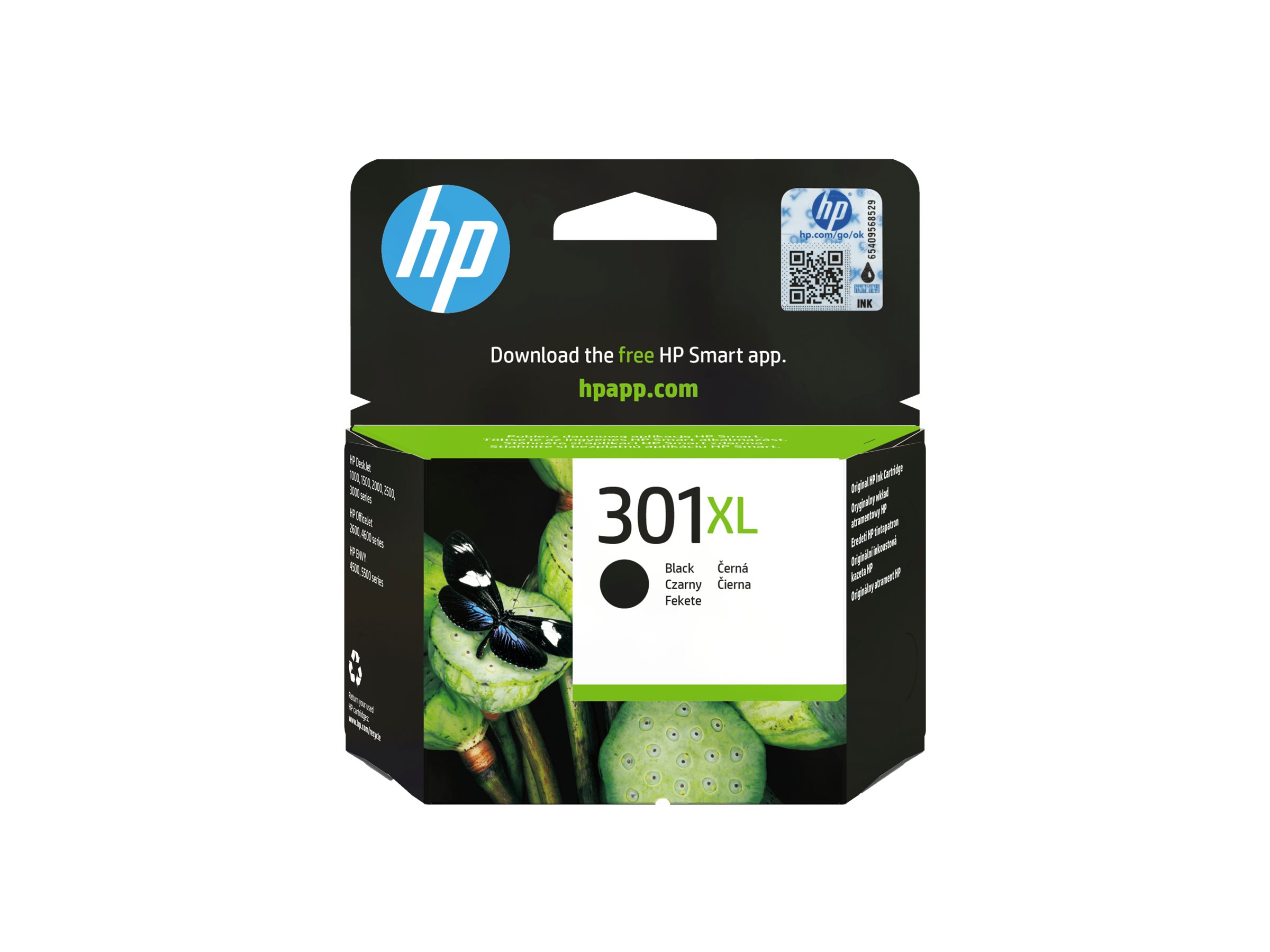 HP 301XL - 8 ml - Hohe Ergiebigkeit - Schwarz