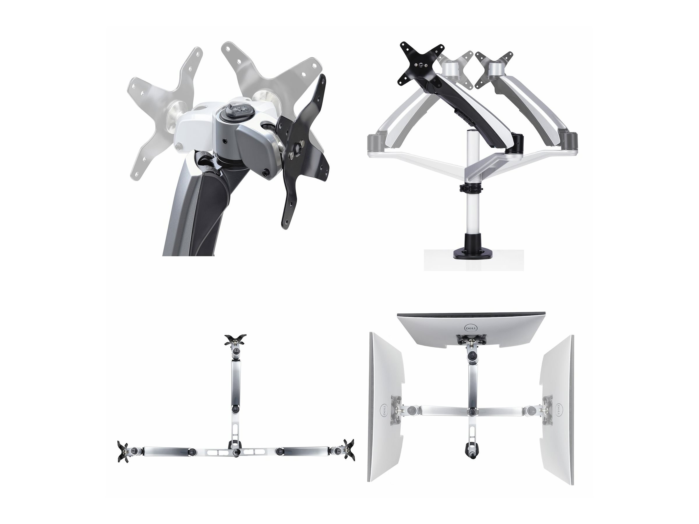 StarTech.com Monitor Desk Mount, VESA 75x75100x100, 2730-inch Screens - Befestigungskit (Gelenkarm)