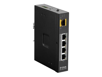 D-Link DIS 100G-5PSW - Switch - unmanaged - 4 x 101001000 (PoE+)