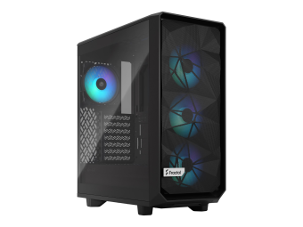 Fractal Design Meshify 2 Compact Lite - Mid tower - ATX - Seitenteil mit Fenster (gehärtetes Glas)