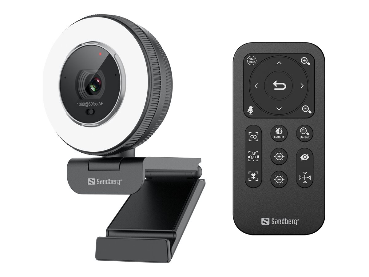 SANDBERG Streamer USB Webcam Pro Elite - Live-Streaming-Kamera