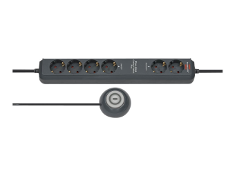 Brennenstuhl Eco-Line Extension Socket Comfort Switch Plus EL CSP 24 6-way 1,5m H05VV-F 3G1,5 2 permanent, 4 switchable