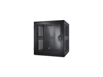 APC NetShelter WX - Schrank - geeignet für Wandmontage - Schwarz - 13U - 48.3 cm (19)