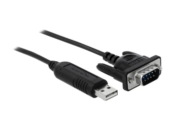 Delock Kabel seriell - USB (M) zu DB-9 (M)