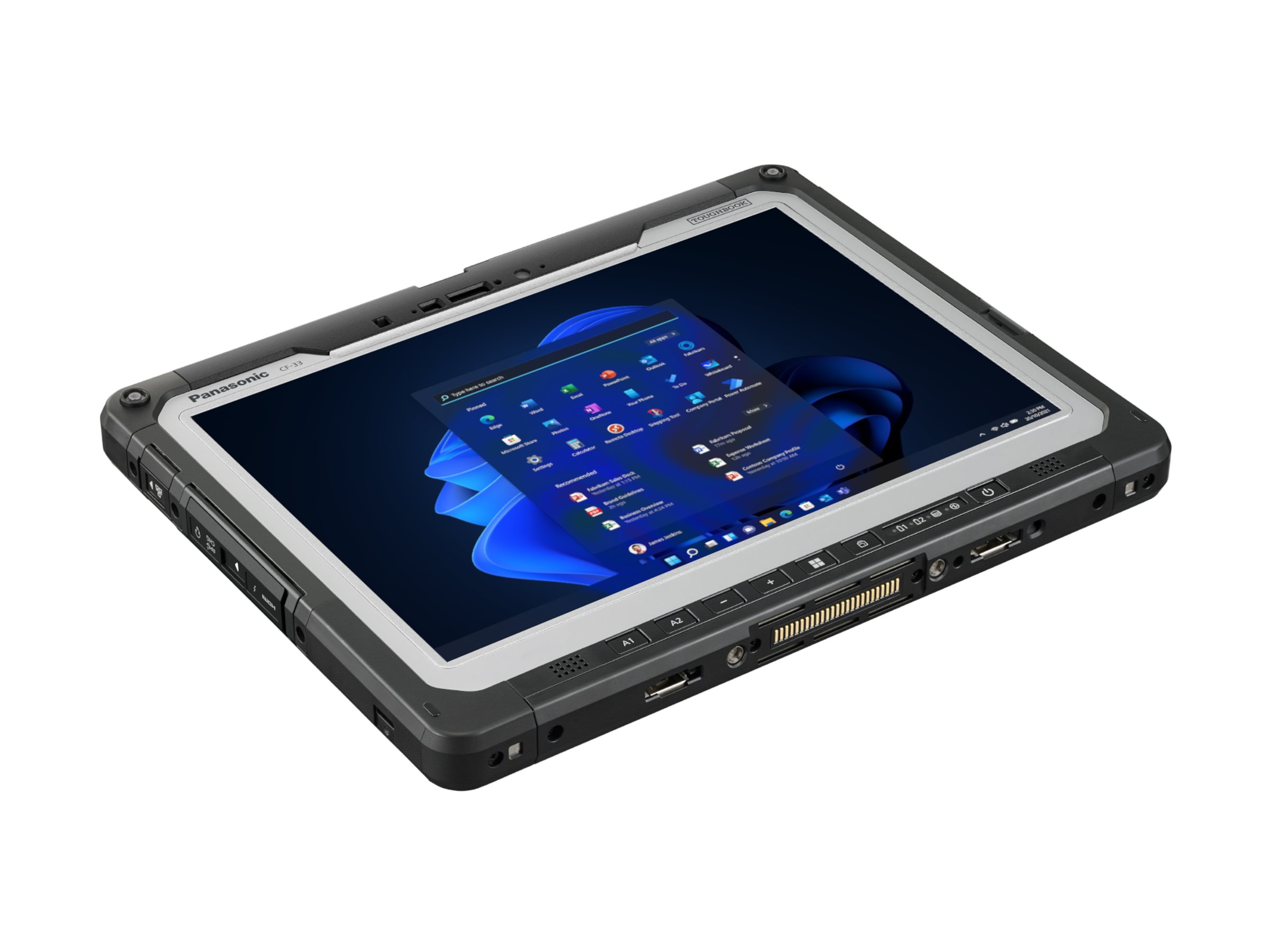 Panasonic Toughbook CF-33 - Robust - Tablet - Intel Core i5 1245U  1.6 GHz - Win 11 Pro - Intel Iris Xe Grafikkarte - 16 GB RAM - 512 GB SSD TCG Opal Encryption, NVMe - 30.5 cm (12")