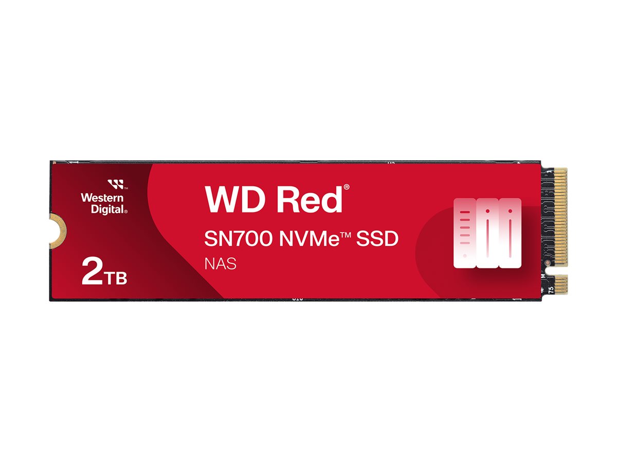 WD Red SN700 WDS200T1R0C-68BDK0 - SSD - 2 TB - intern - M.2 2280 - PCIe 3.0 x4 (NVMe)