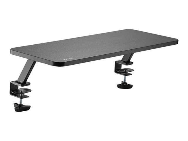 LogiLink Aufstellung - Riser - für Monitor - 650 mm lang - Stahl, Graukarton, Kunststoff - Schwarz - Bildschirmgröße 33-81.3 cm (13"-32")