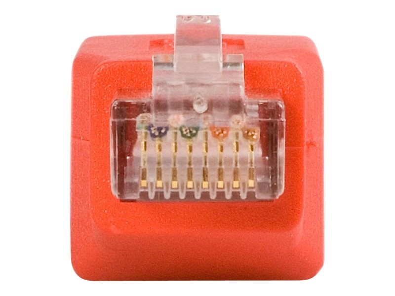 StarTech.com Cat6 Cable - Cat6 Crossover Adapter - GbE - Red - Ethernet Network Cable (C6CROSSOVER)