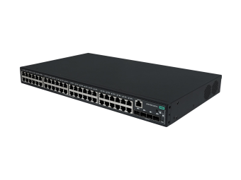 HPE Networking Comware 2050 48p 101001000BASE-T PoE+ 4p SFP 1G2.5G 410W - Switch - managed - 48 x 101001000Base-T (PoE+)