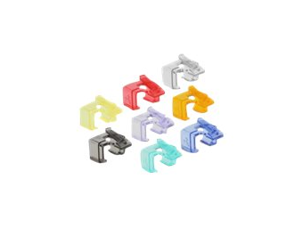 Delock RJ45 Repair Clip Starter Set - Netzwerkanschluss Reparatur-Clip - diverse Farben (Packung mit 16)