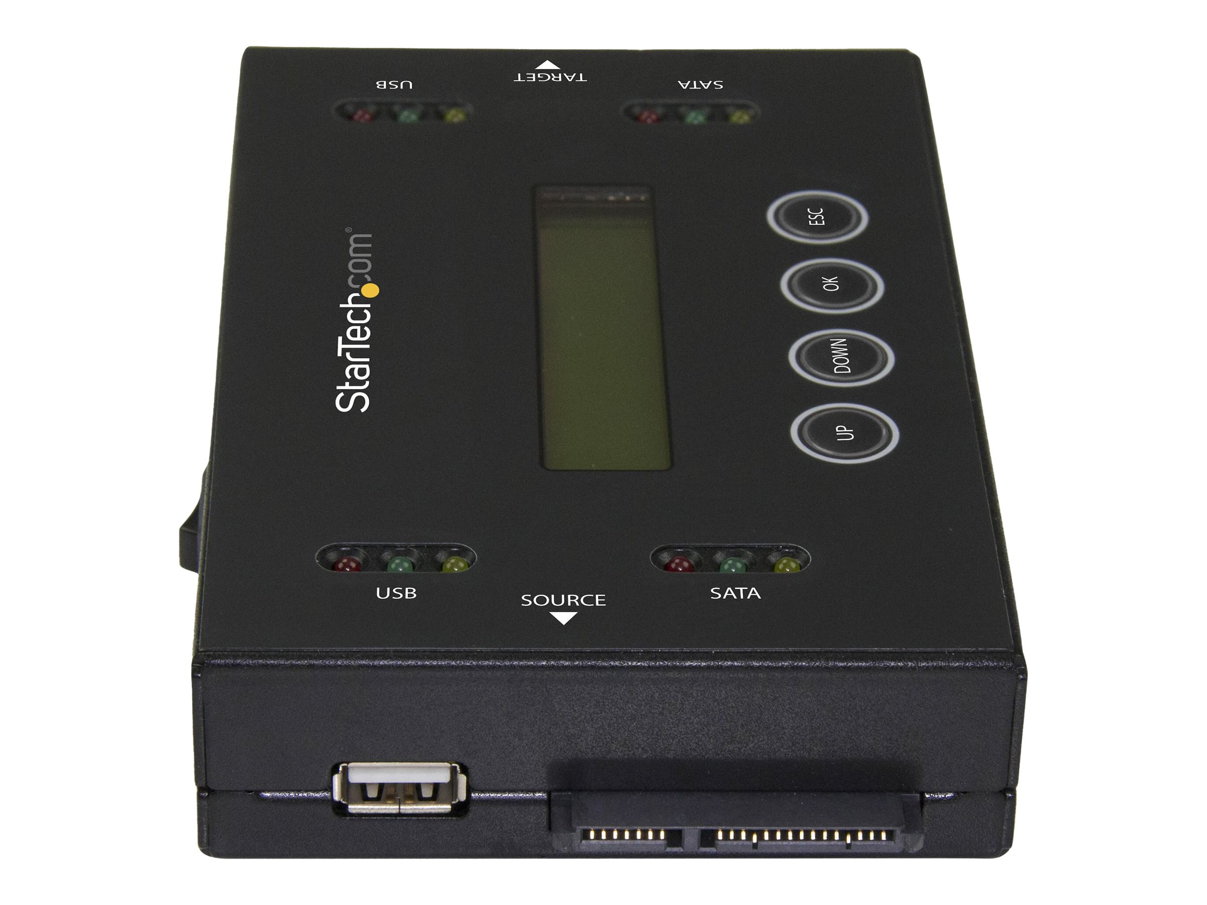 StarTech.com StarTech Laufwerks Duplizierer und Löscher für USB Sticks und 2,5  3,5" SATA Laufwerke - 11 duplizierung plus Cross-interface - Festplatte  USB-Drive-Duplikator - 1 Schächte (Serial ATA-600  USB)