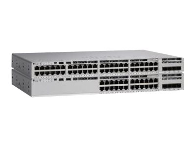 Cisco Catalyst 9200L - Network Essentials - Switch - L3 - 24 x 101001000 + 4 x Gigabit SFP (Uplink)