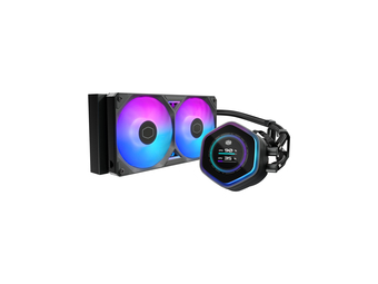 Cooler Master WAK MasterLiquid 240 Atmos II LCD - 36 dB - AMD Sockel AM4 (Ryzen)