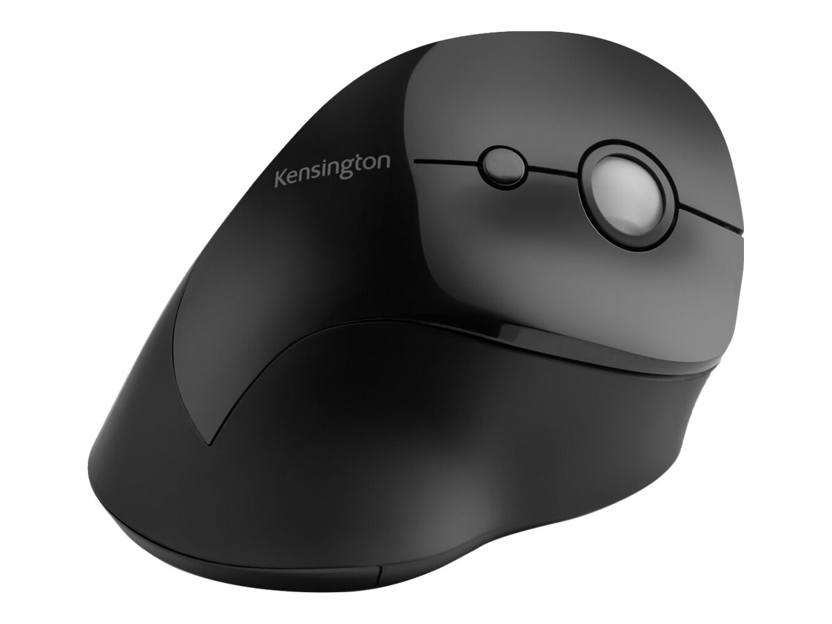 Kensington Pro Fit Ergo Vertical Wireless Mouse - Vertikale Maus - ergonomisch - Für Rechtshänder - 6 Tasten - kabellos - 2.4 GHz - kabelloser Empfänger (USB)