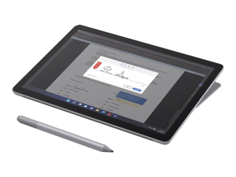 Microsoft Surface Go 4 for Business - Tablet - Intel N-series N200  1 GHz - Win 11 Pro - UHD Graphics - 8 GB RAM - 128 GB SSD UFS - 26.7 cm (10.5")