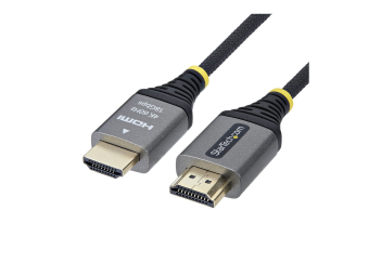 StarTech.com Startech - Premium Hochgeschwindigkeit - HDMI-Kabel mit Ethernet - HDMI männlich zu HDMI männlich - 2 m - abgeschirmt - schwarz & silber - 1440p (UWQHD)
