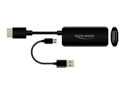 Delock Video-  Audio-Adapter - HDMI, Mikro-USB Typ B (nur Strom)