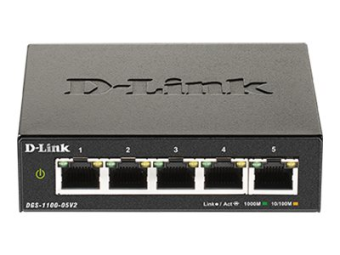 D-Link DGS 1100-05V2 - Switch - Smart - 5 x 101001000