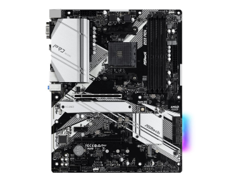 ASRock B550 Pro4 - Motherboard - ATX - Socket AM4 - AMD B550 Chipsatz - USB-C Gen2 USB 3.2 Gen 1 USB 3.2 Gen 2 - Gigabit LAN - Onboard-Grafik (CPU erforderlich)
