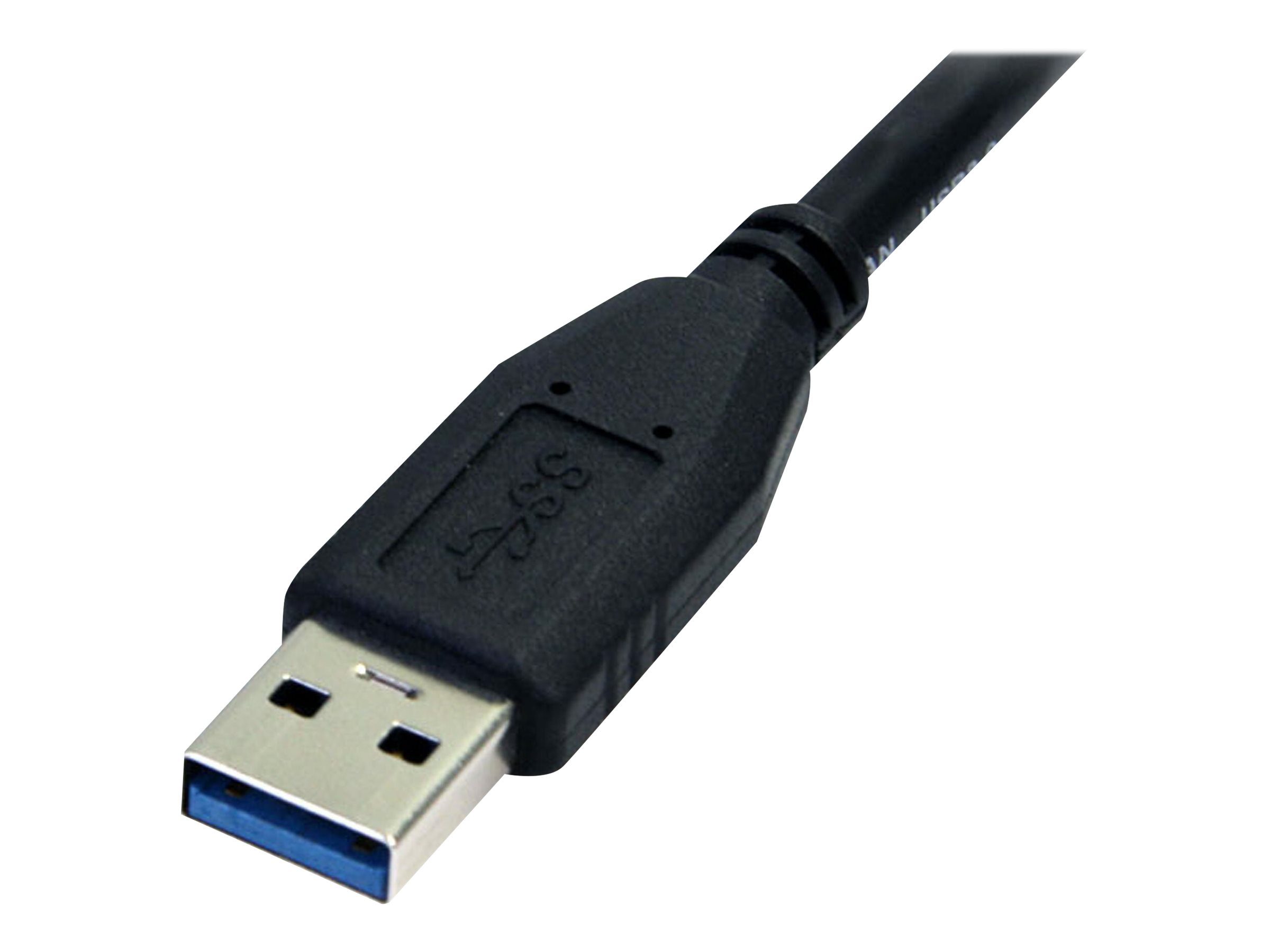 StarTech.com 0,5m USB 3.0 A auf Micro B Kabel - StSt - Schwarz - 50cm SuperSpeed USB 3.0 Anschlusskabel - Stecker  Stecker - USB-Kabel - Micro-USB Typ B (M)