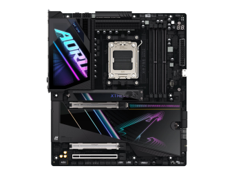 Gigabyte AORUS X870E XTREME AI TOP - Motherboard - ATX - Socket AM5 - AMD X870E Chipsatz - USB-C 3.2 Gen 2x2 USB 3.2 Gen 1 USB 3.2 Gen 2 USB4 - 2 x 10 Gigabit LAN Bluetooth Wi-Fi 7 - Onboard-Grafik (CPU erforderlich)