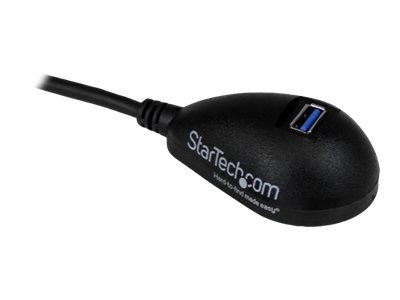 StarTech.com 1,5m SuperSpeed USB 3.0 Desktop Verlängerungskabel  Dockingkabel - Stecker  Buchse - Schwarz - USB-Verlängerungskabel - USB Typ A (W)