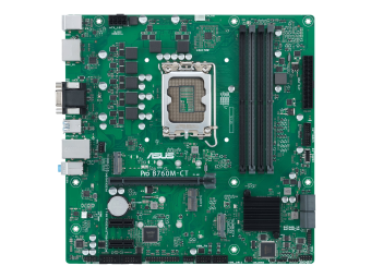 ASUS Pro B760M-CT-CSM - Motherboard - micro ATX - LGA1700-Sockel - B760 Chipsatz - USB 3.2 Gen 1 USB-C 3.2 Gen 1 - Gigabit LAN - Onboard-Grafik (CPU erforderlich)