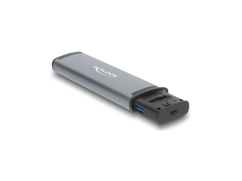 Delock USB 5 Gbps Kartenleser mit SD und Micro Slot Aufbewahrungsfächern... - Card-Reader - Micro SD