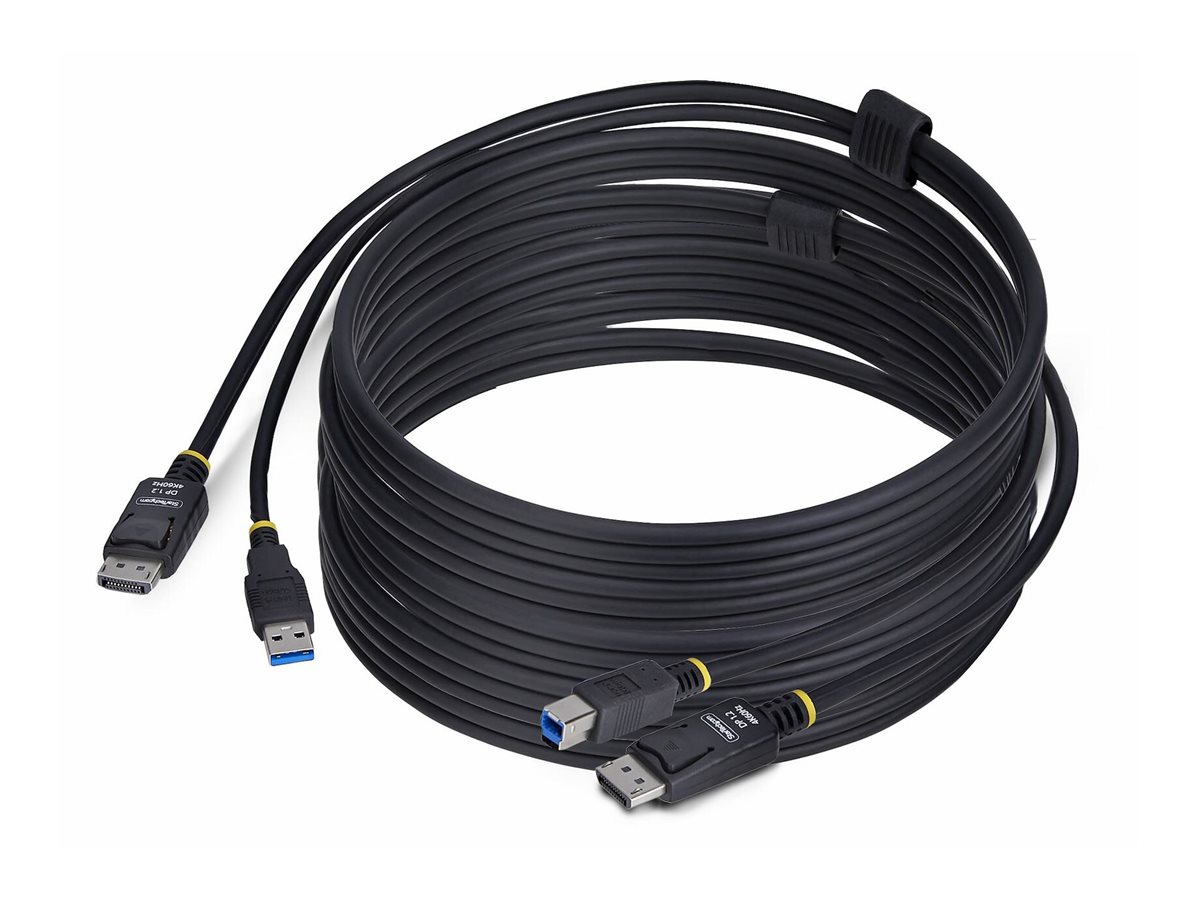StarTech.com 10ft (3m) DisplayPort and USB 5Gbps KVM Cable - Tastatur-  Video-  Maus- (KVM-)
