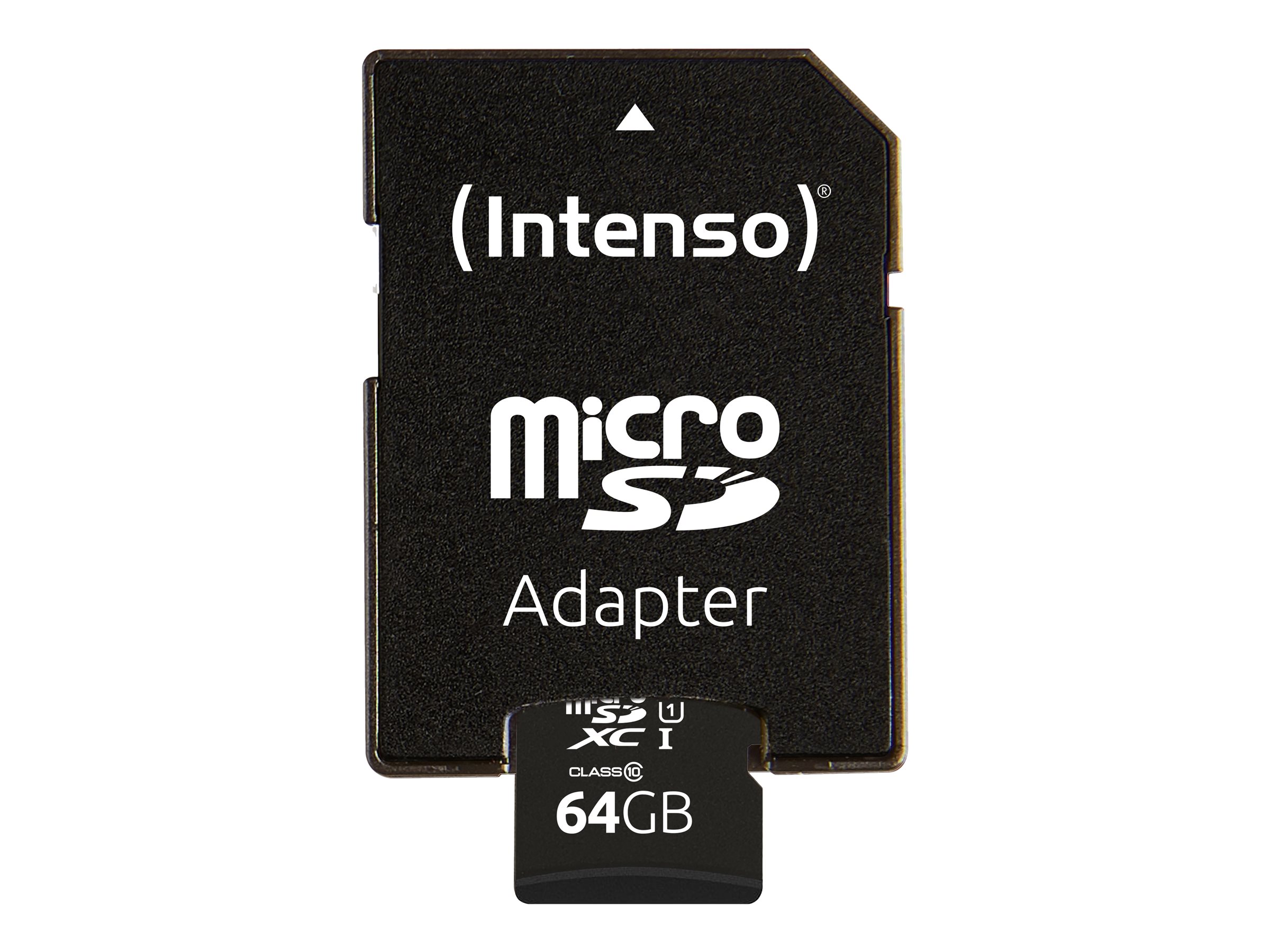 Intenso Performance - Flash-Speicherkarte (microSDXC-an-SD-Adapter inbegriffen)