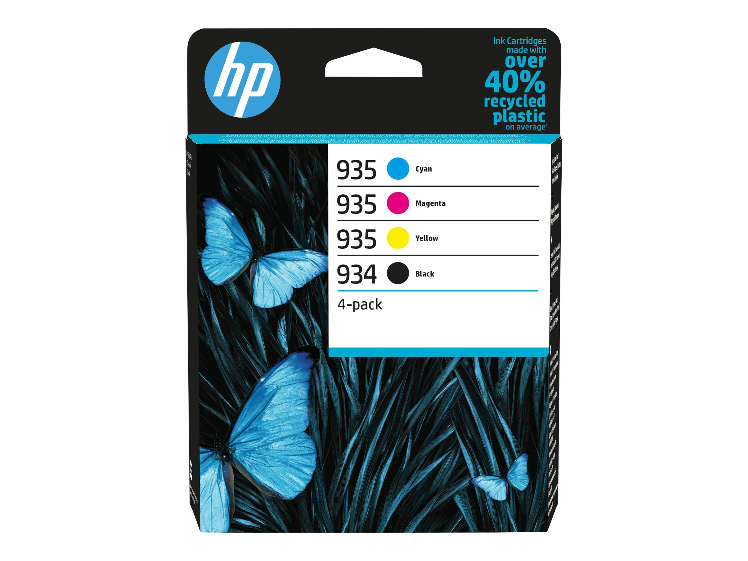 HP 934935 - 4er-Pack - Schwarz, Gelb, Cyan, Magenta