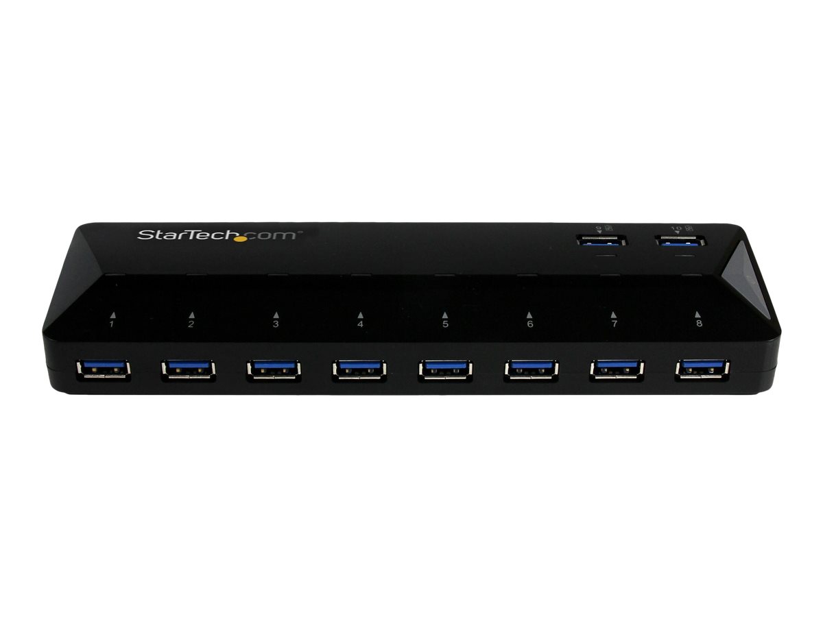 StarTech.com Startech 10 Port USB 3.0 Hub mit Lade- und Sync