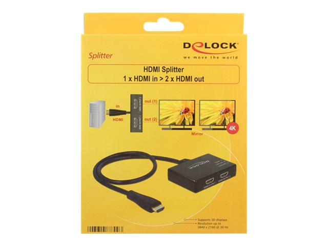 Delock HDMI Splitter - Video-Audio-Splitter