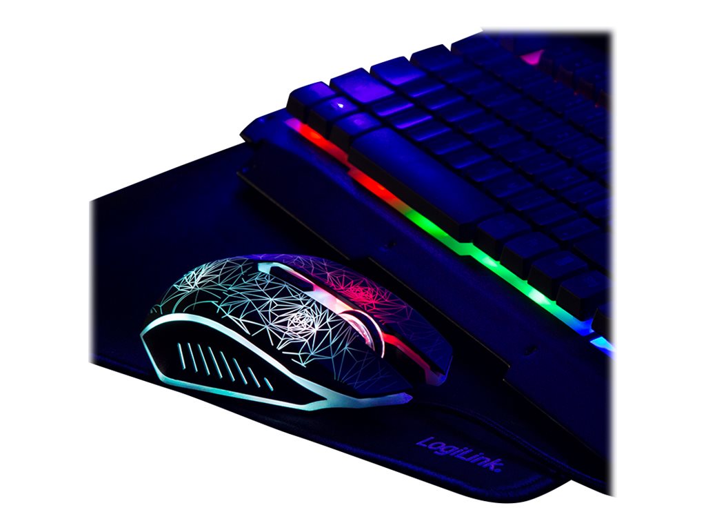 LogiLink Gaming Combination Set - Set aus Tastatur