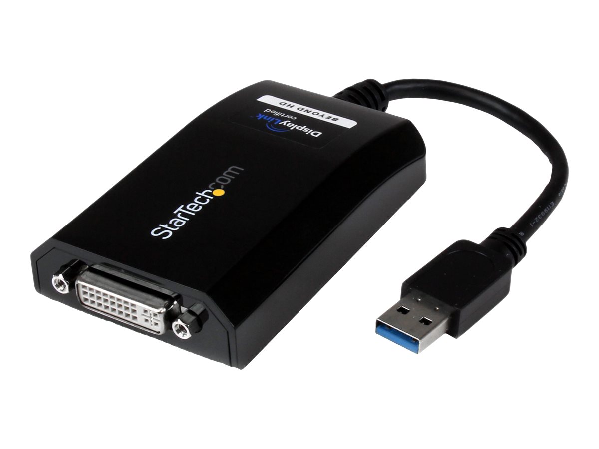 StarTech.com USB 3.0 auf DVI  VGA Video Adapter - Externe Multi Monitor Grafikkarte (Stecker  Buchse)