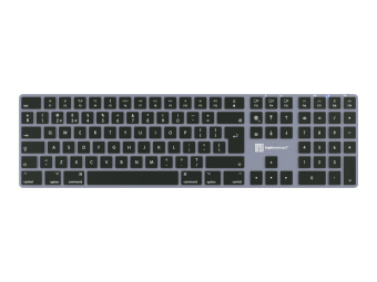 Logickeyboard TITAN - Tastatur - Mac - hintergrundbeleuchtet