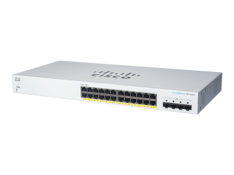 Cisco Business 220 Series CBS220-24T-4G - Switch - Smart - 24 x 101001000 + 4 x Gigabit SFP (Uplink)