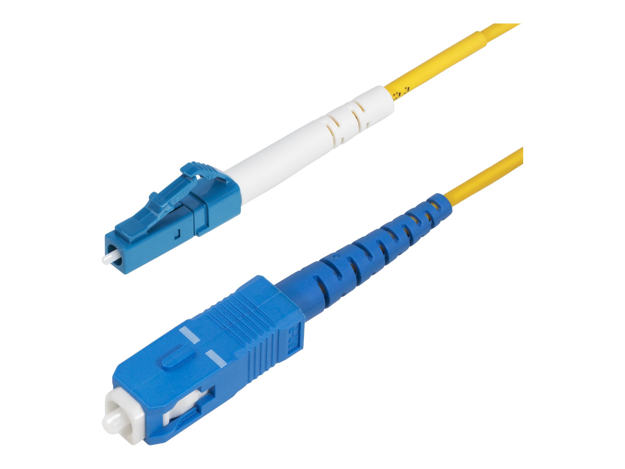 StarTech.com 5m (16.4ft) LC to SC (UPC) OS2 Single Mode Fiber Cable - Patch-Kabel - LCUPC Einzelmodus (M)